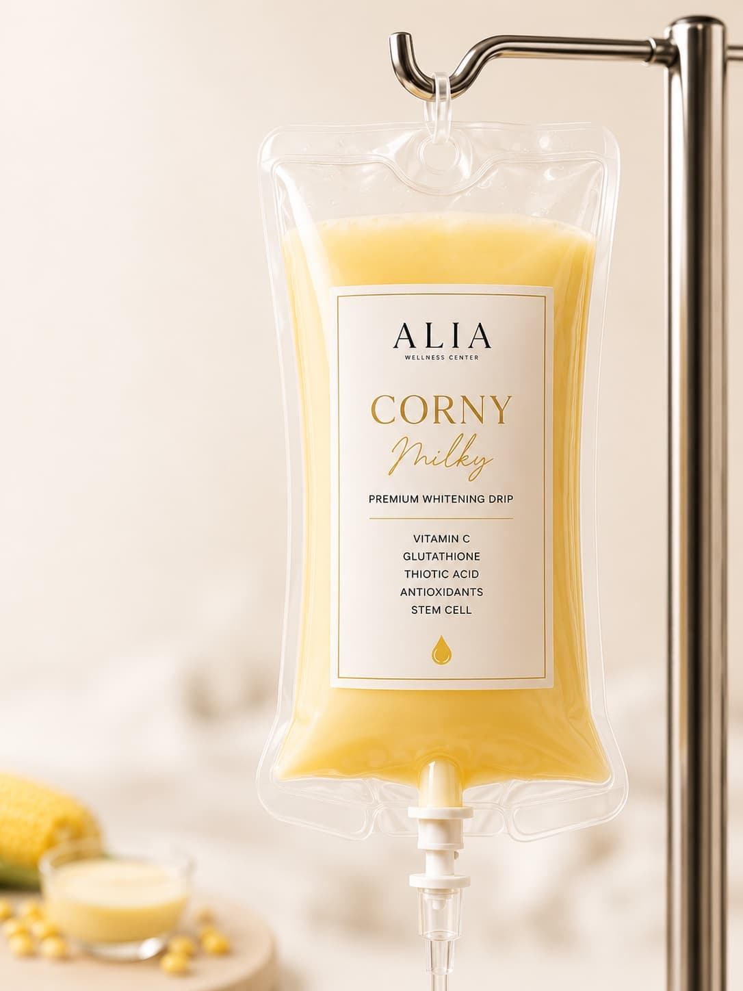 ALIA Corny Milky premium whitening IV drip